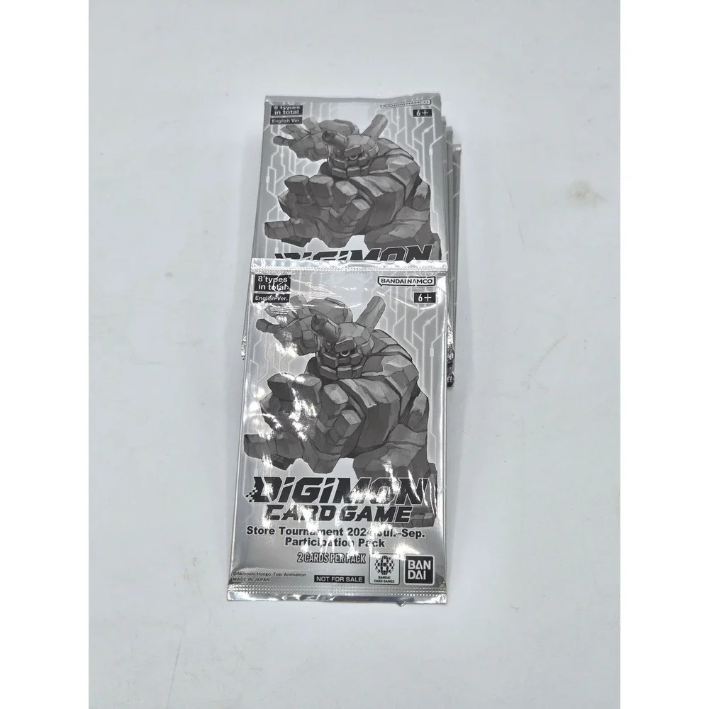 Lot of 20 Digimon Card Game‎ Store Tournament Participation Packs July–Sept 2024